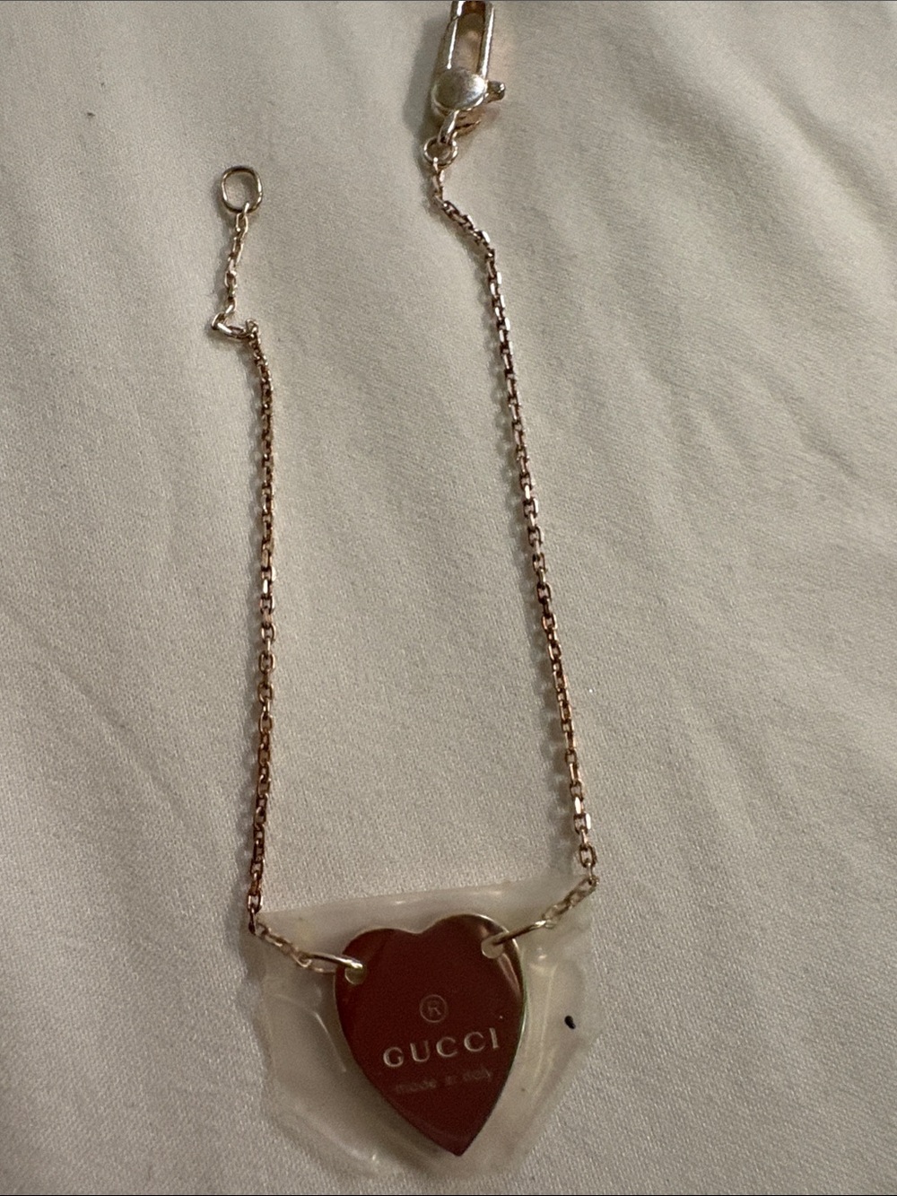 Gucci silver tone bracelet (New)